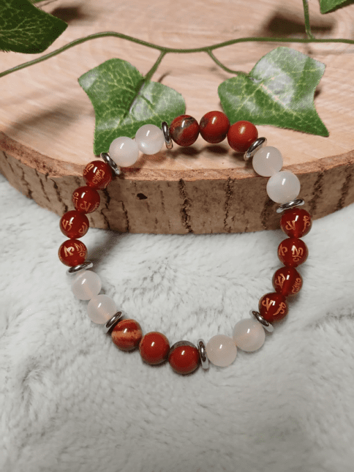 Bracelet "bien être au feminin" 08mm