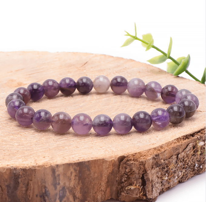 Bracelet boule 08mm améthyste Brésil A Taille 2