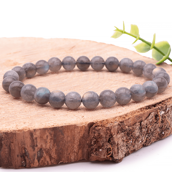 Bracelet boule  labradorite A 