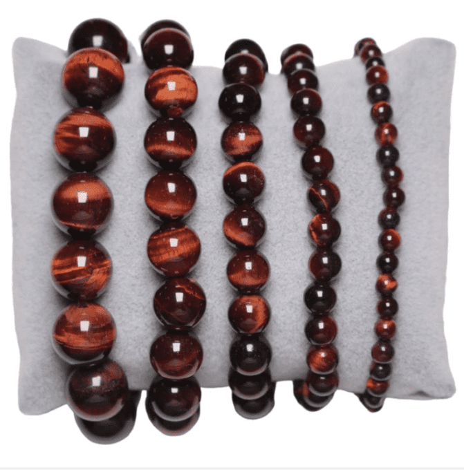 Bracelet boules Oeil de taureau AA