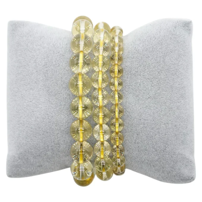 Bracelet boule Quartz Lemon Citron