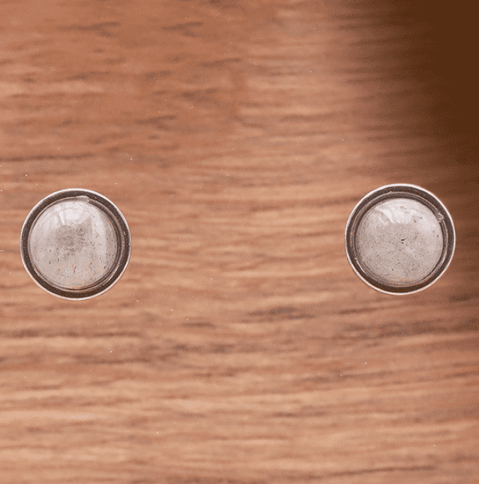 Boucle d'oreille serti 10mm