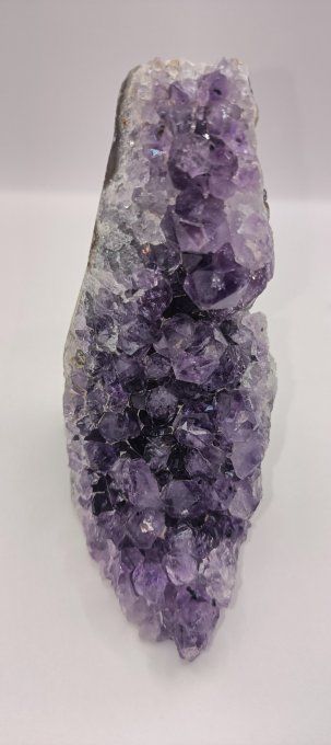 Géode améthyste bord brut Uruguay A 300 à 500g