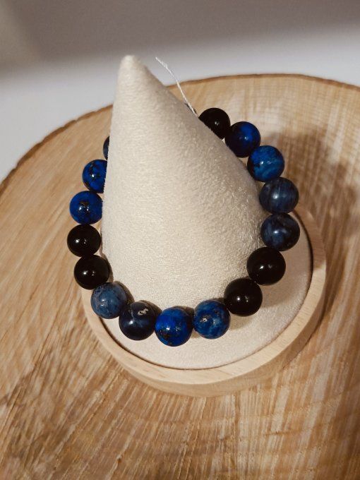 Alliance de l'Onyx , sodalite et de lapis lazuli en 10MM