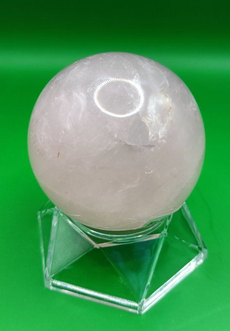 Sphère quartz rose A 60 à 70mm