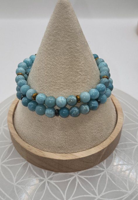 Bracelet en Larimar A du Brésil 
