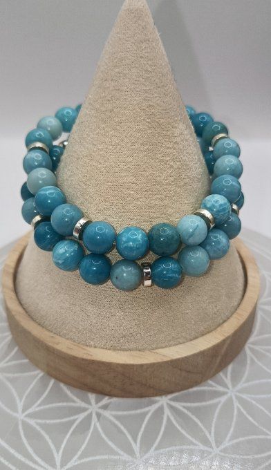 Bracelet en Larimar A du Brésil 